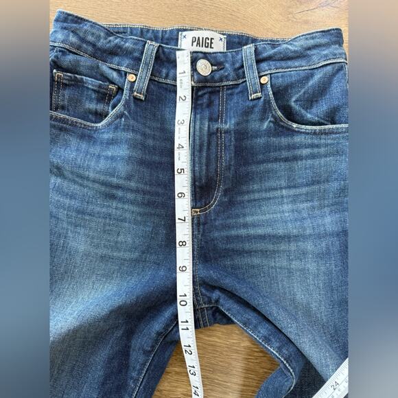 Paige Sarah Slim Jeans In Downtown Wash Size 25 - Picture 11 of 12